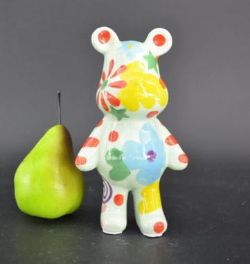 Pomme Pidou M - Decoratie Bear Albert, Blossom Bliss, Green