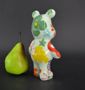 Pomme Pidou M - Decoratie Bear Albert, Blossom Bliss, Green