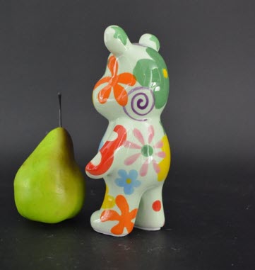 Pomme Pidou M - Decoratie Bear Albert, Blossom Bliss, Green