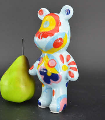 Pomme Pidou M - Decoratie Bear Albert, Blossom Bliss, Blue