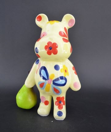 Pomme Pidou L - Decoratie Bear Albert, Blossom Bliss, Yellow