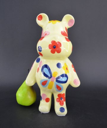 Pomme Pidou L - Decoratie Bear Albert, Blossom Bliss, Yellow