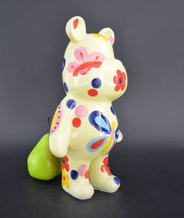 Pomme Pidou L - Decoratie Bear Albert, Blossom Bliss, Yellow