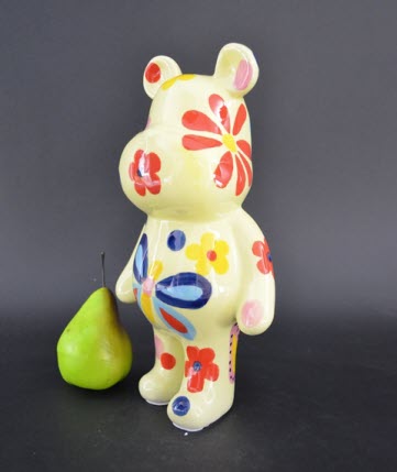 Pomme Pidou L - Decoratie Bear Albert, Blossom Bliss, Yellow